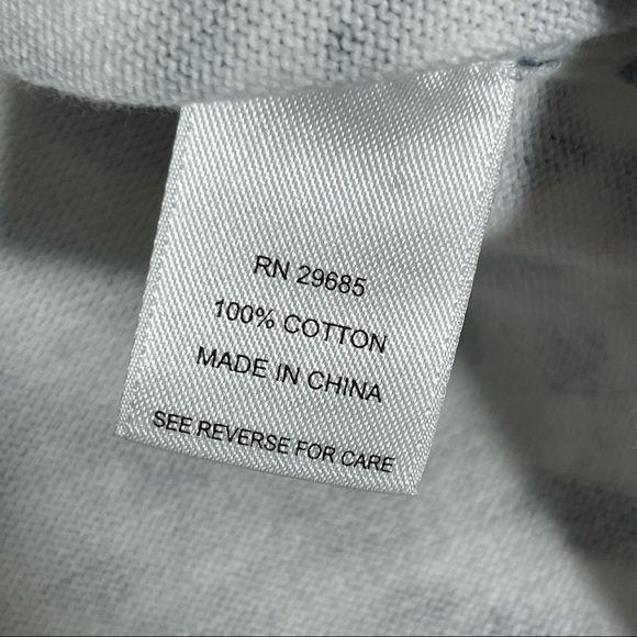 Pendleton Women’s Blue Chevron Button Up Cotton Cardigan Sweater Sz M - Picture 6 of 9